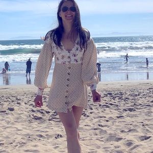 Free People long sleeve dress XS
